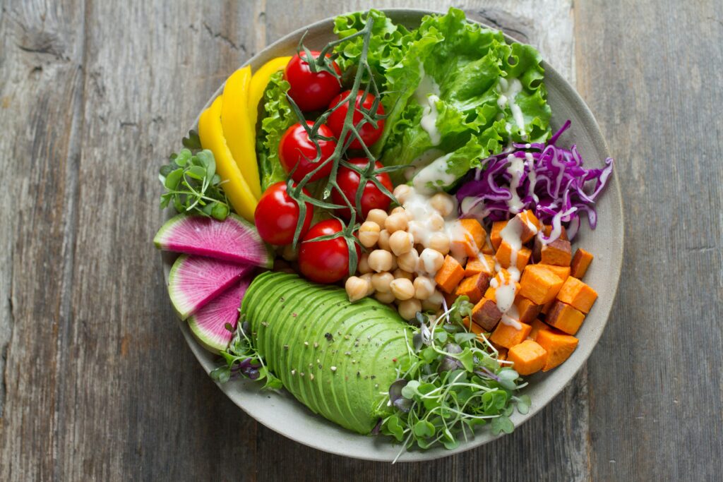 Healthy whole food choices help lower blood sugar and keep you full longer.